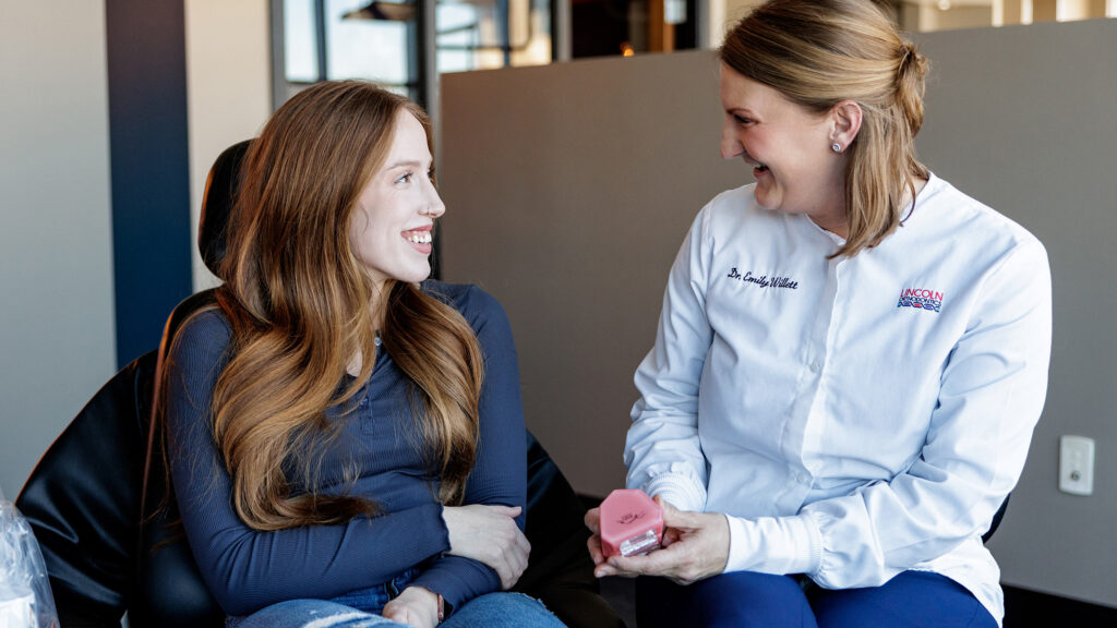 orthontic consultation with Dr. Willett at Lincoln Orthodontics